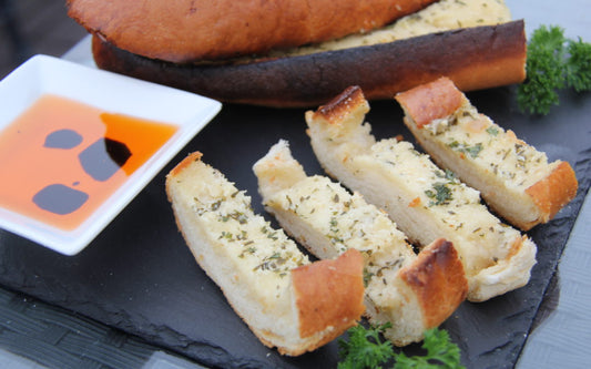 Lobster Oil Garlic Parmesan Bread